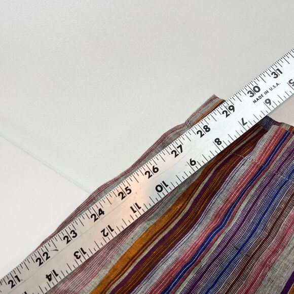 Eskandar Pant Set Womens Size 1 & 2 Multicolor Linen Striped Neiman Marcus - Picture 14 of 16